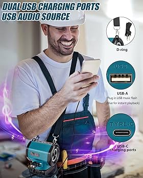 Amazon.com: Taingwei Bluetooth Speaker for Makita 18v LXT